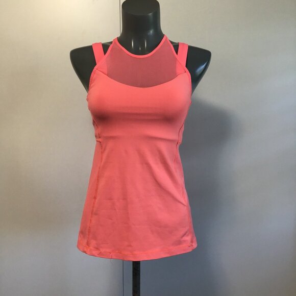 Lululemon Running In The City Tank Grapefruit Size 4 - Picture 1 of 13
